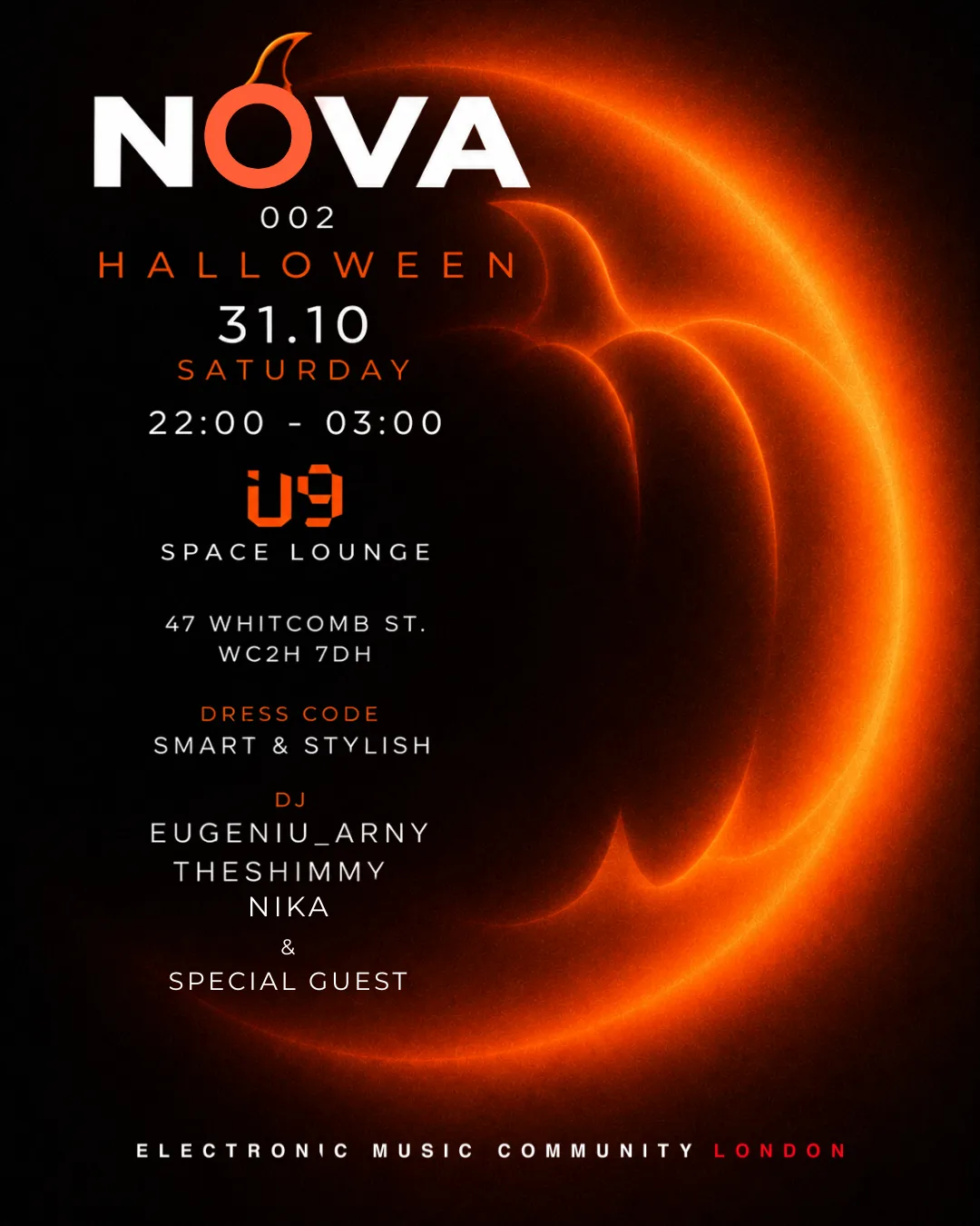 NOVA 002 - HALLOWEEN RITUAL at U9 Karaoke & Cocktail Bar