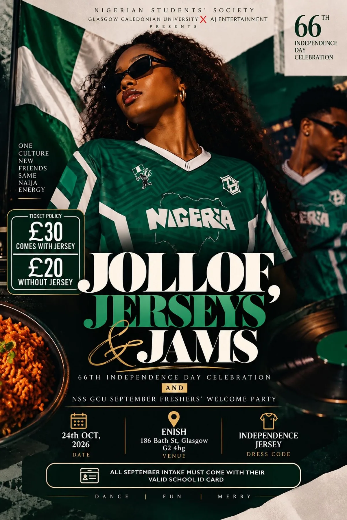 JOLLOF JERSEY & JAMS! at Enish