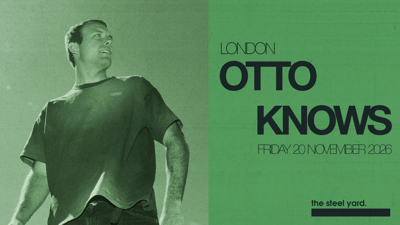 OTTO KNOWS RETURNS TO LONDON at The Steel Yard