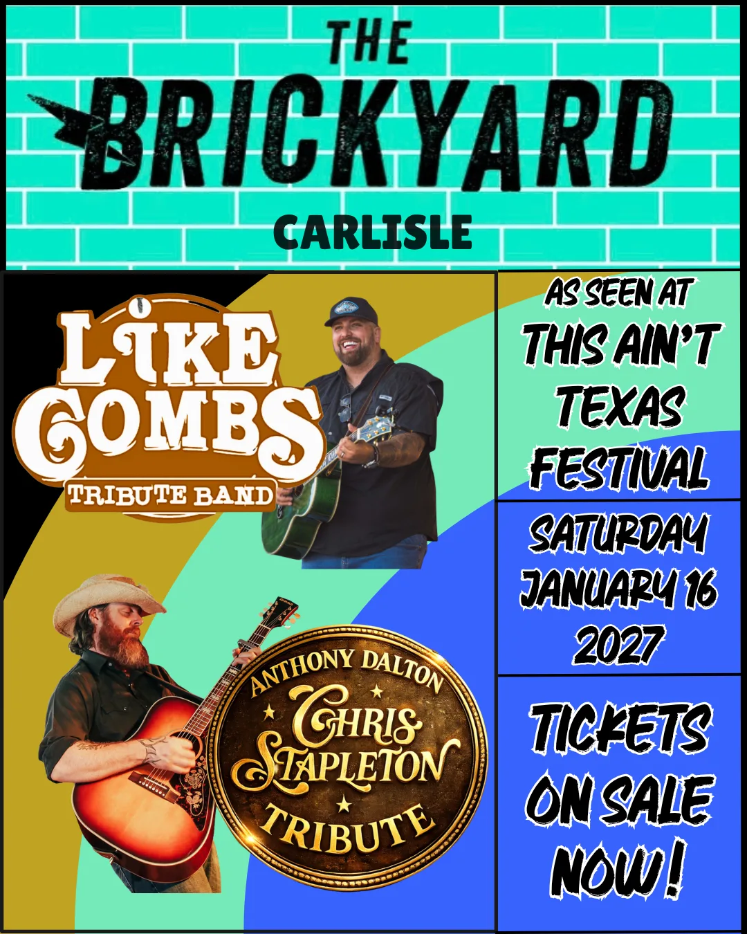 Tributes to Luke Combs & Chris Stapleton