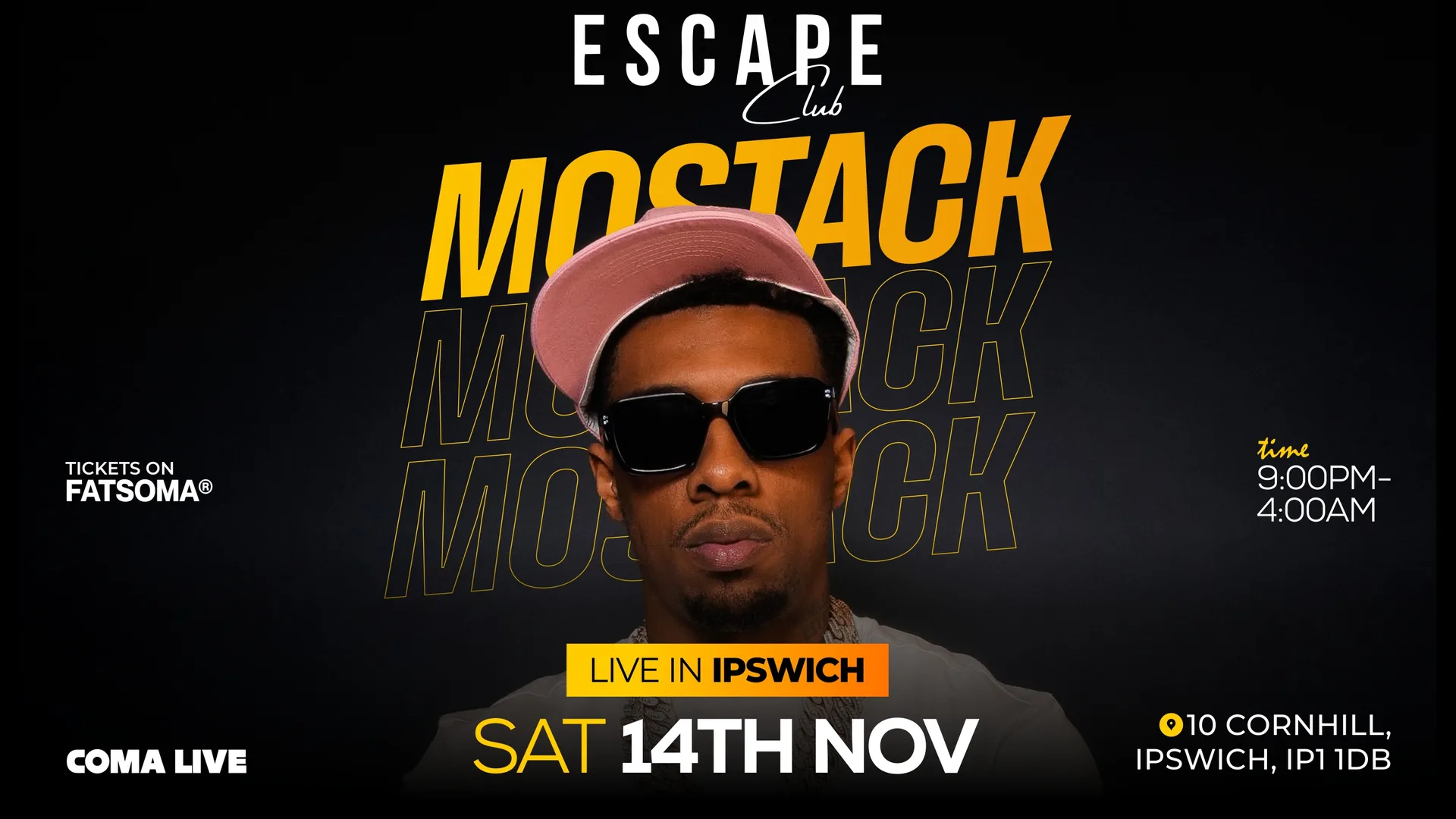 MOSTACK LIVE AT ESCAPE CLUB | IPSWICH 🔥 at ESCAPE CLUB