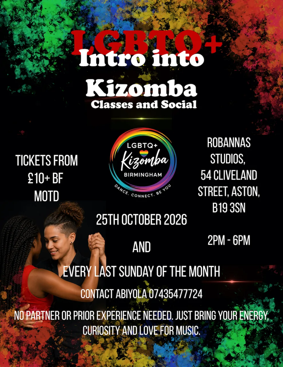 Intro Into Kizomba at Robannas Studios