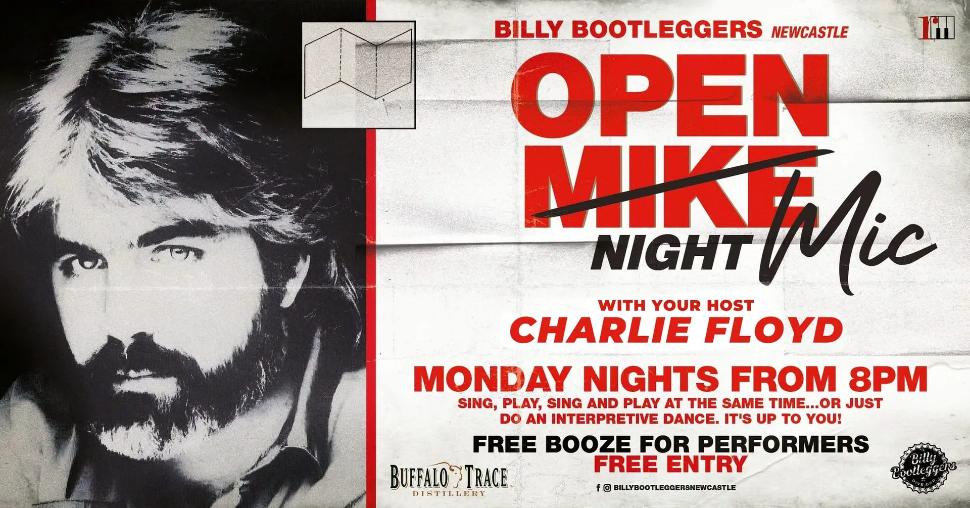OPEN MIC NIGHT - Every Monday @ Billy's