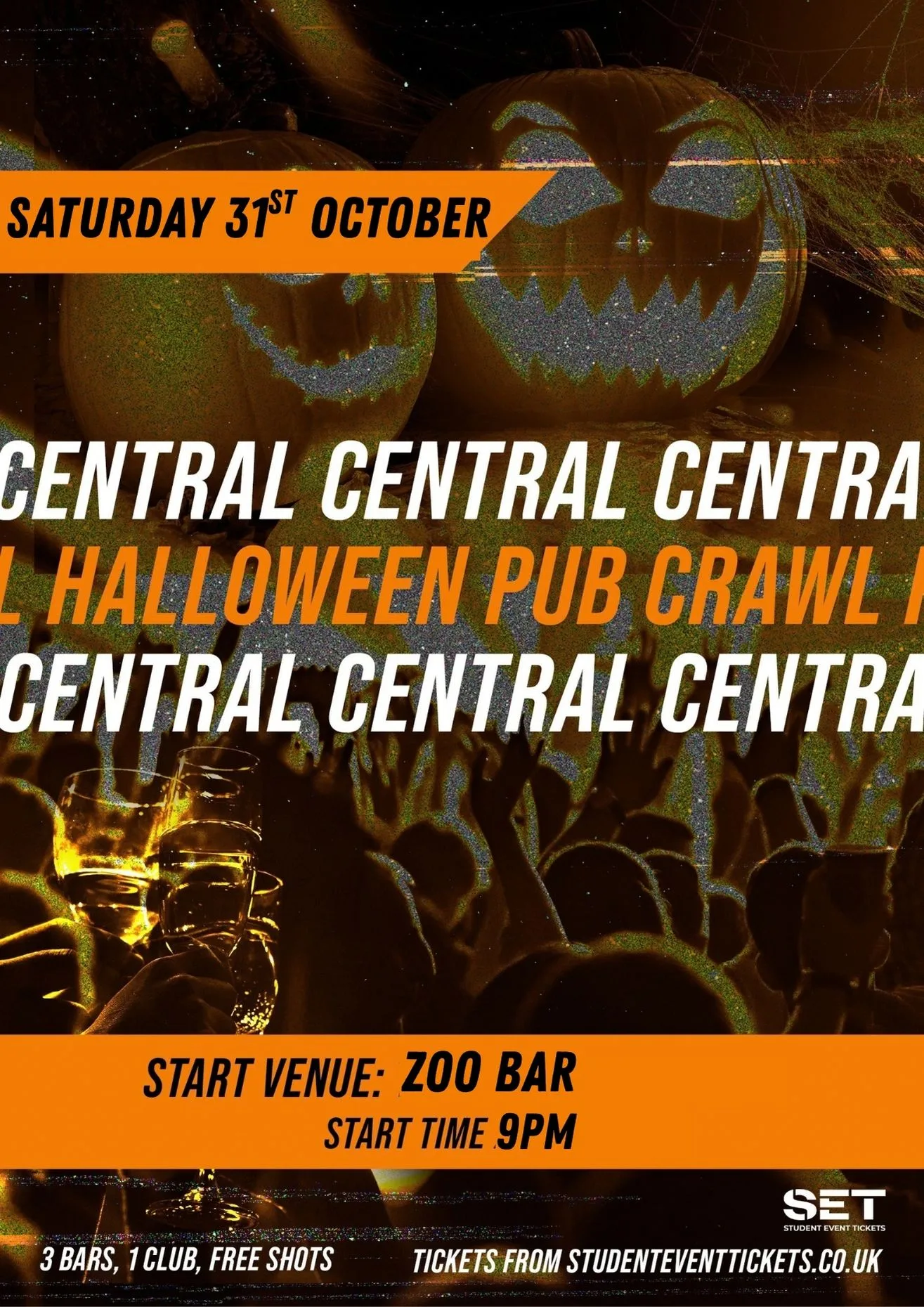 HALLOWEEN CENTRAL LONDON BAR CRAWL FRIDAY 30TH OCTOBER