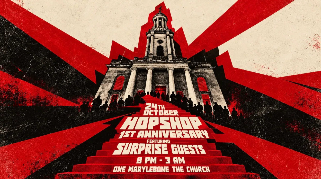 HOPSHOP 1ST ANNIVERSARY — THE CHURCH 🔴 24/10