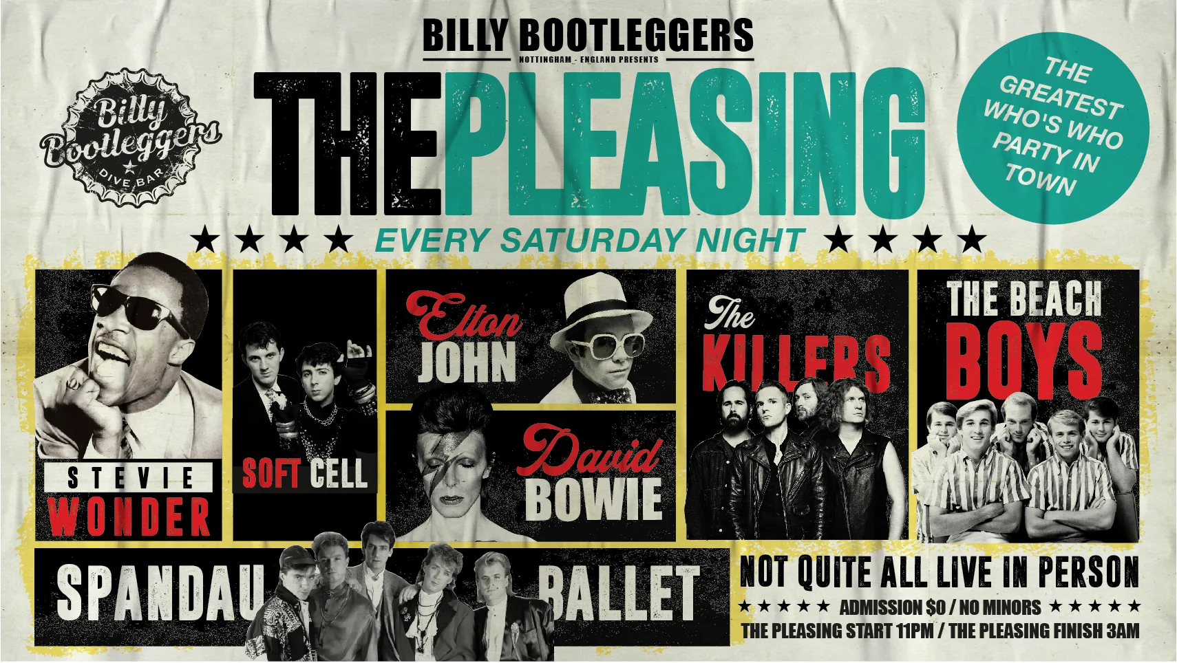 THE PLEASING - Saturday Nights @ Billy's