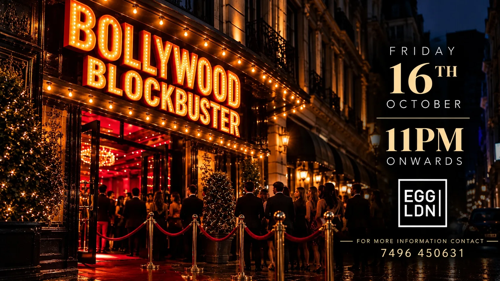 BOLLYWOOD NIGHT at Egg London Nightclub