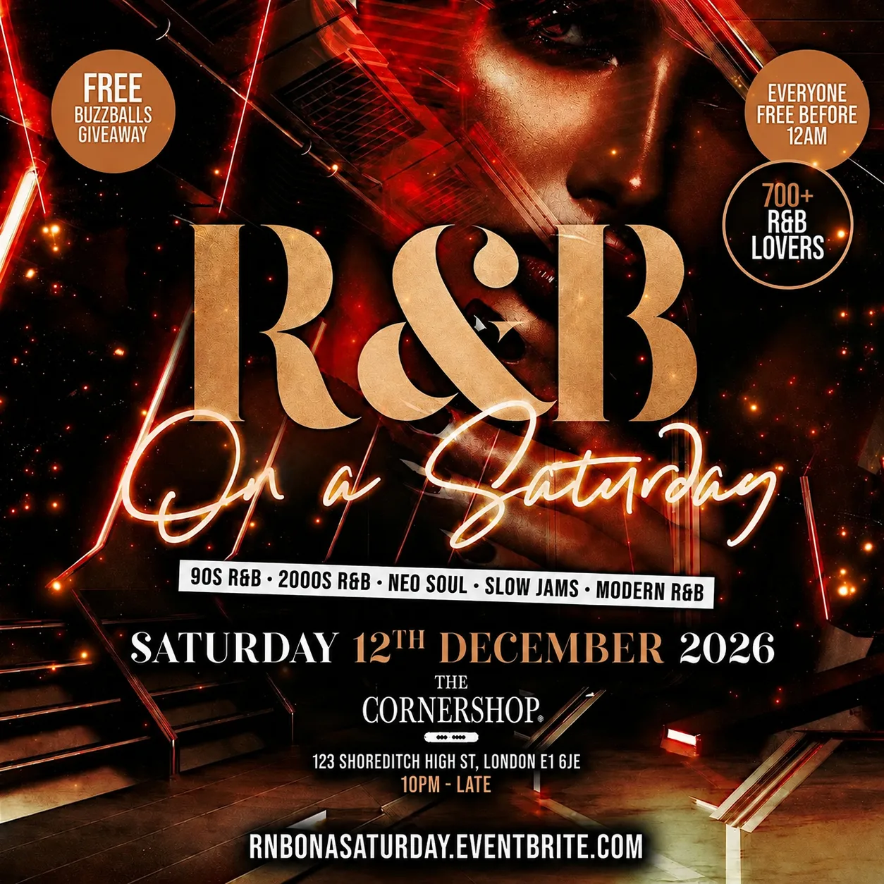 R&B On A Saturday - Shoreditch Free RnB Party