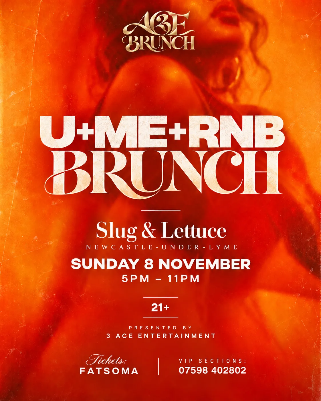 Ace Brunch - U + ME + RnB at Slug & Lettuce - Newcastle Under Lyme