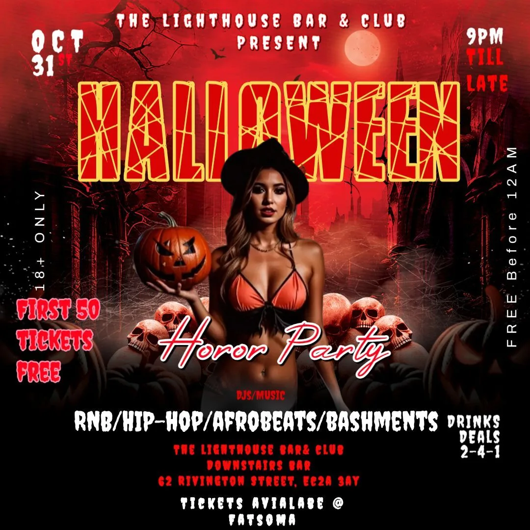 HALLOWEEN HORROR EDITION @ THE LIGHTHOUSE BAR AND CLUB GROUND FLOOR