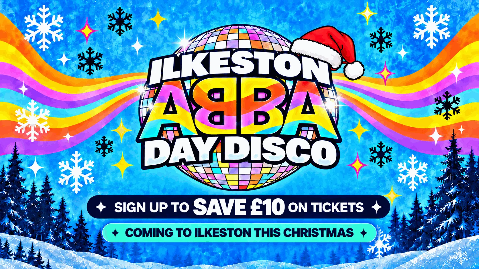 Ilkeston ABBA Day Disco - Sign up to save £10