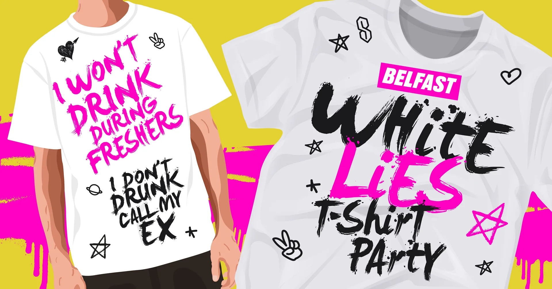 SKINT WEDNESDAY @ KREMLIN - WHITE LIES TSHIRT PARTY - FRESHERS WEEK 2 - £1 TICKETS