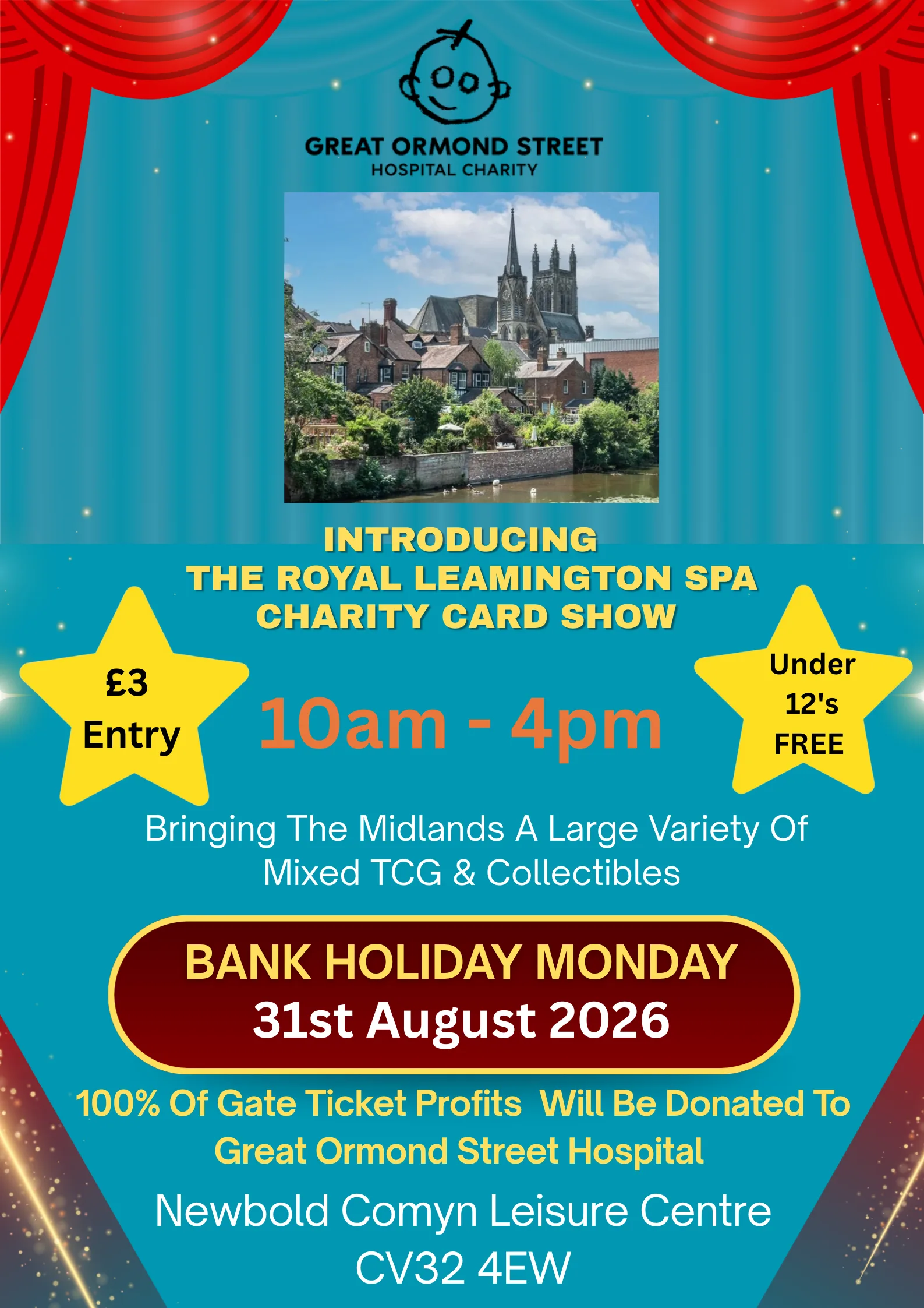 The Royal Leamington Spa Charity Trading Card Show at Newbold Comyn Leisure Centre