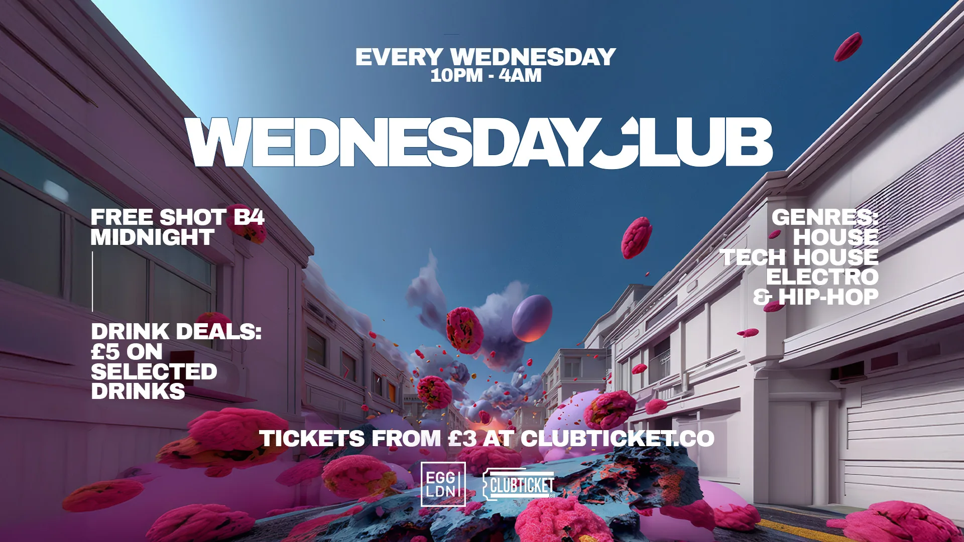 Wednesday Club at Egg London at Egg London Nightclub
