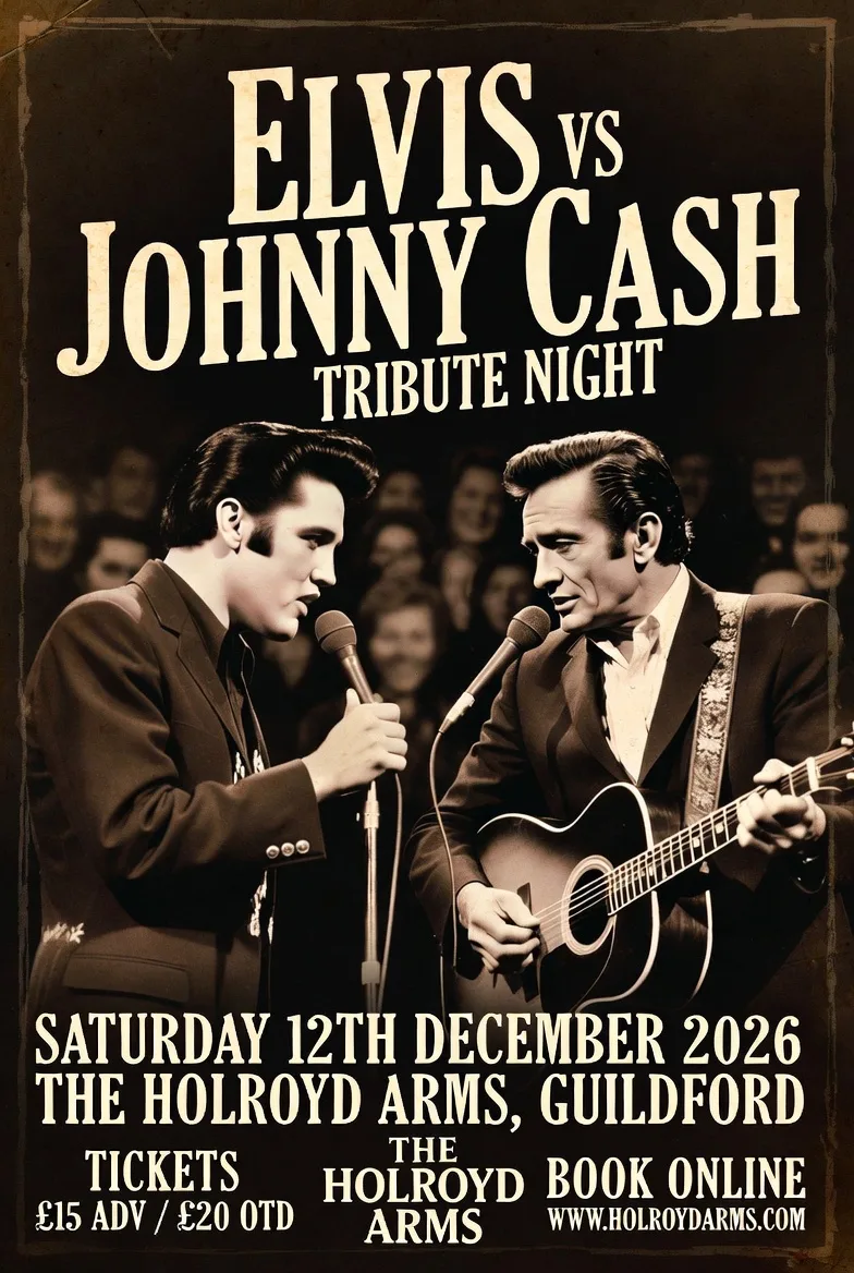 ELVIS VS JOHNNY CASH at Holroyd Arms