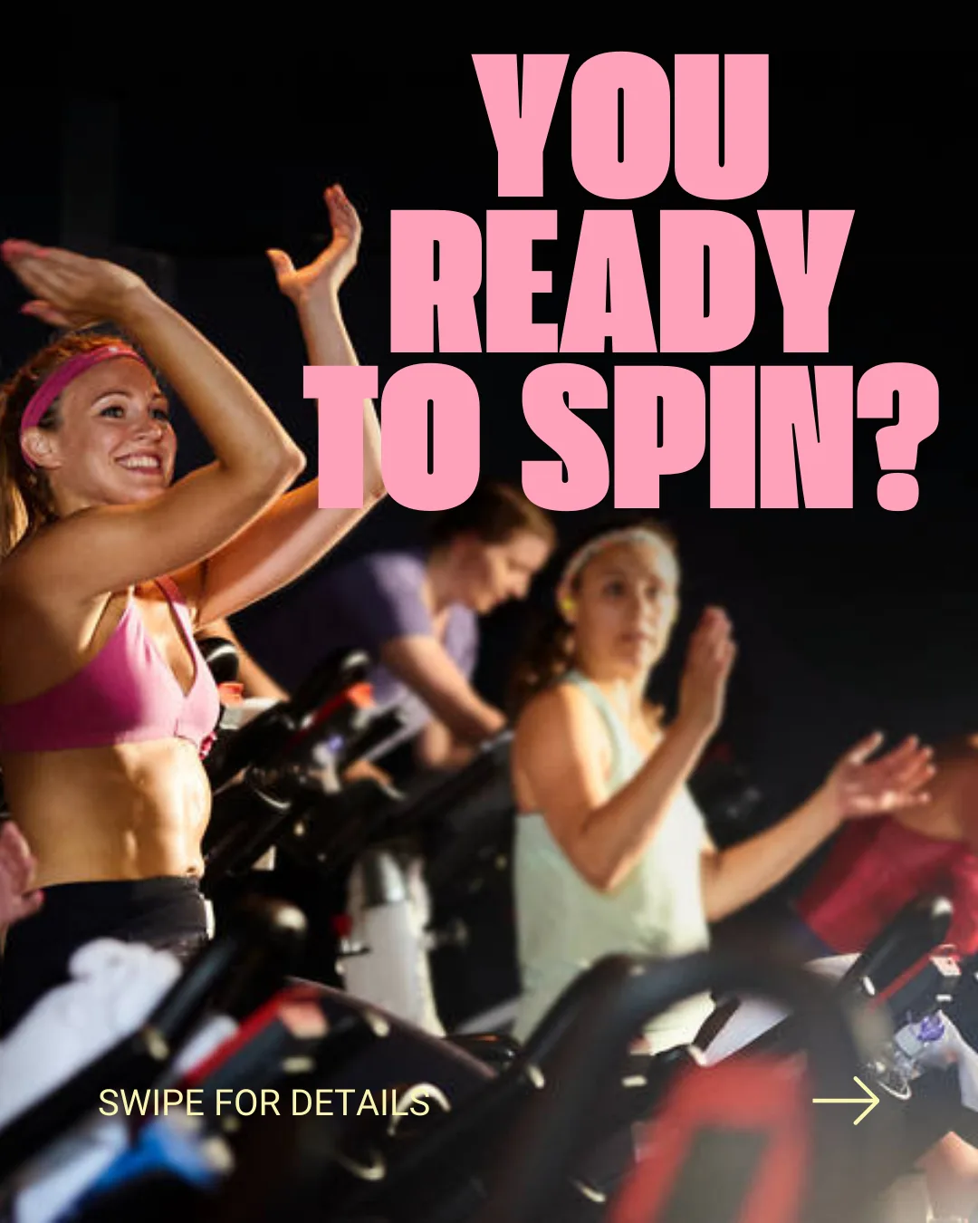 Wheelhouse x BGC spin class at Workout Harbourside