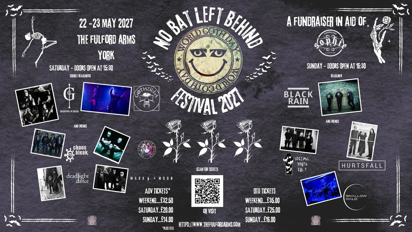 NO BAT LEFT BEHIND FESTIVAL – 2027 at The Fulford Arms