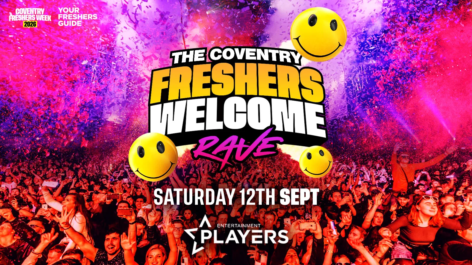 The Freshers Moving in Party | Coventry Freshers 2026 at Players Entertainment
