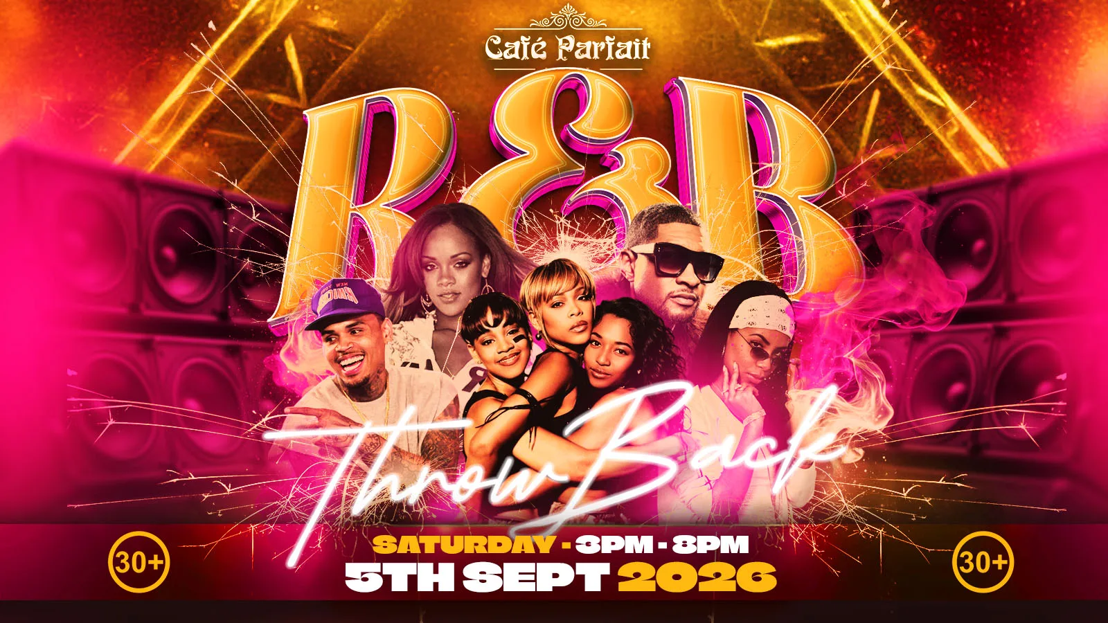 RnB Throwbacks: Over 30's Day Party with 90's & 00's RnB at Café Parfait