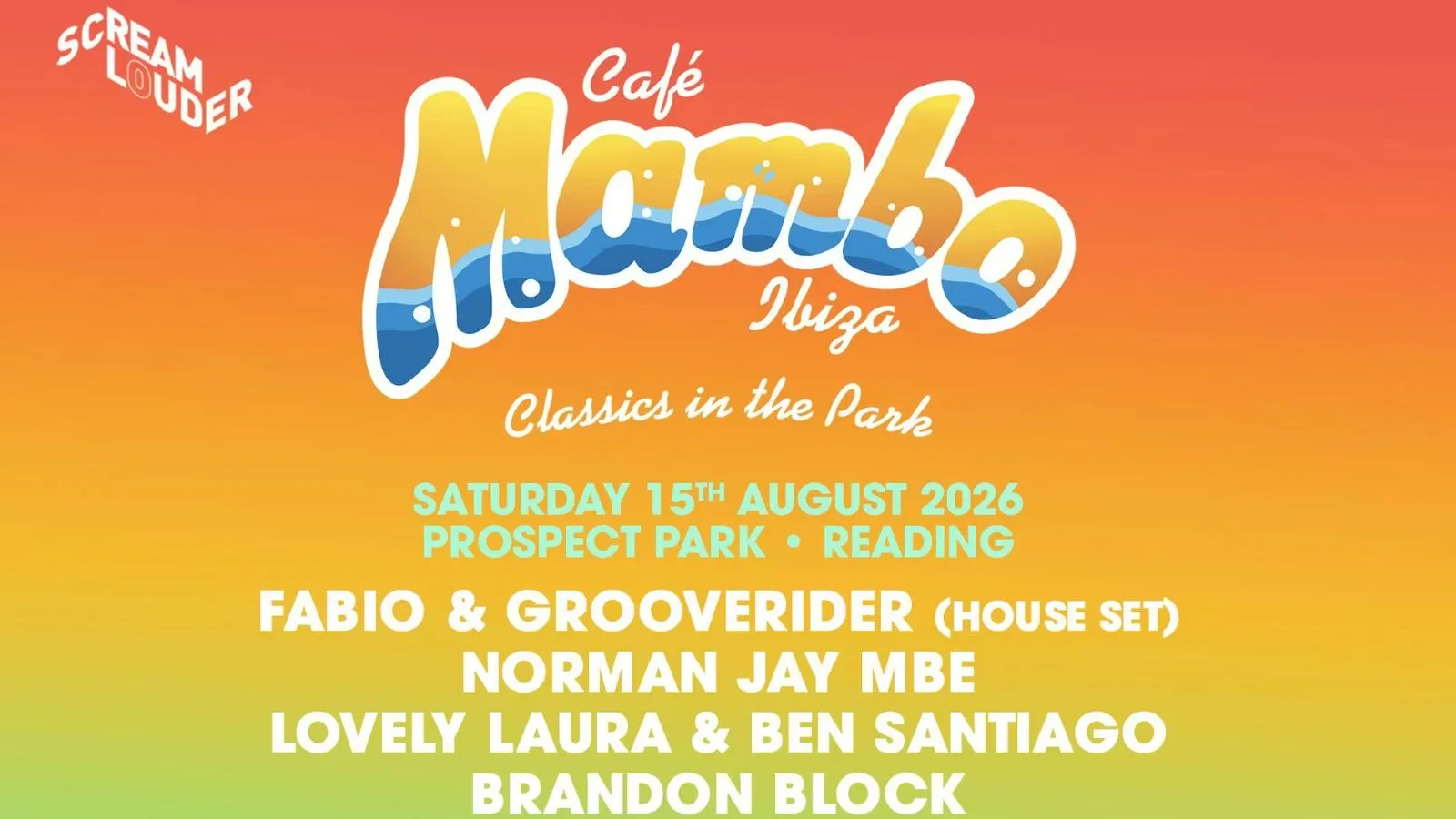 Cafe Mambo Ibiza Classics In The Park - Reading at Prospect Park