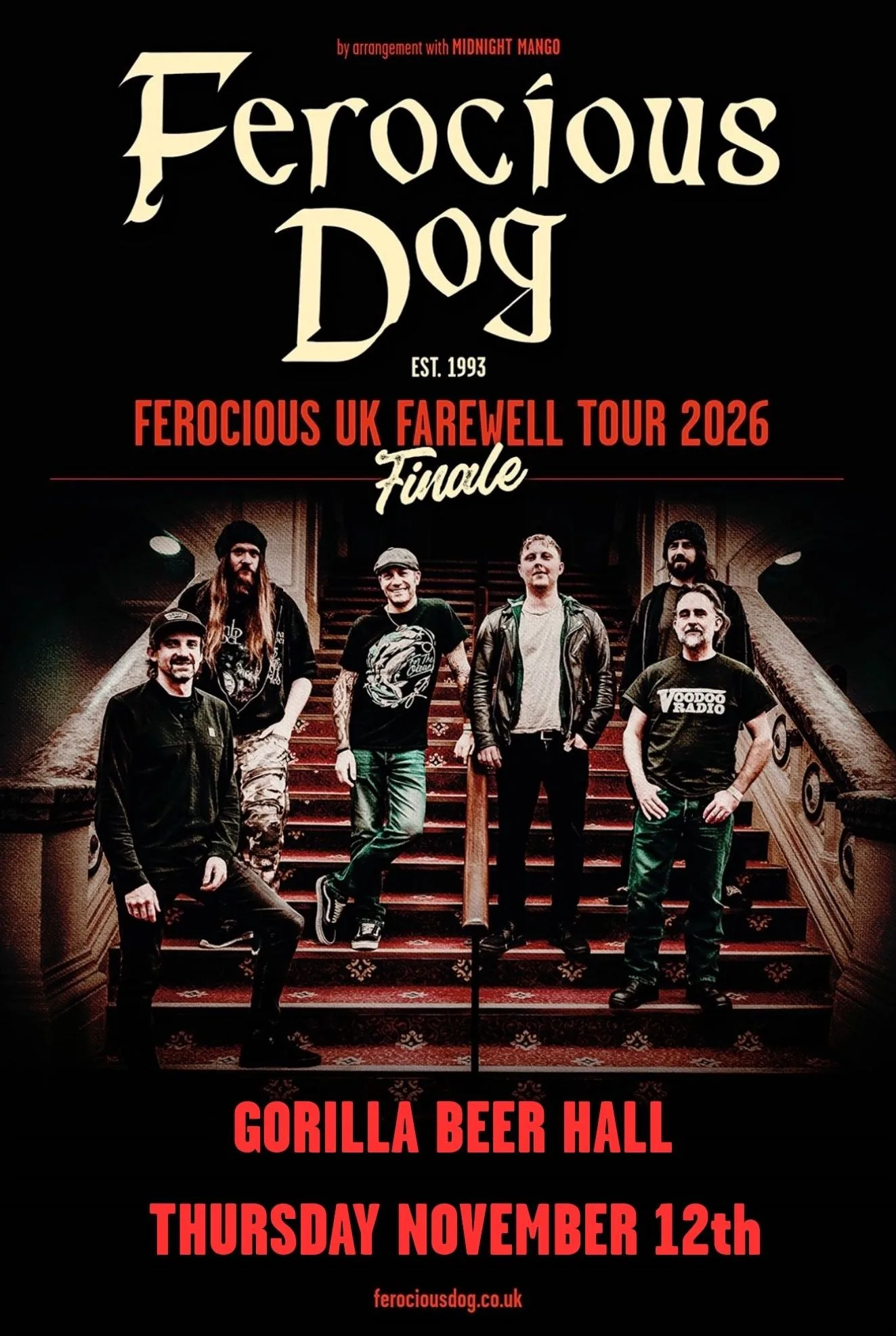 Ferocious Dog - The Farewell Tour at Gorilla Beer Hall