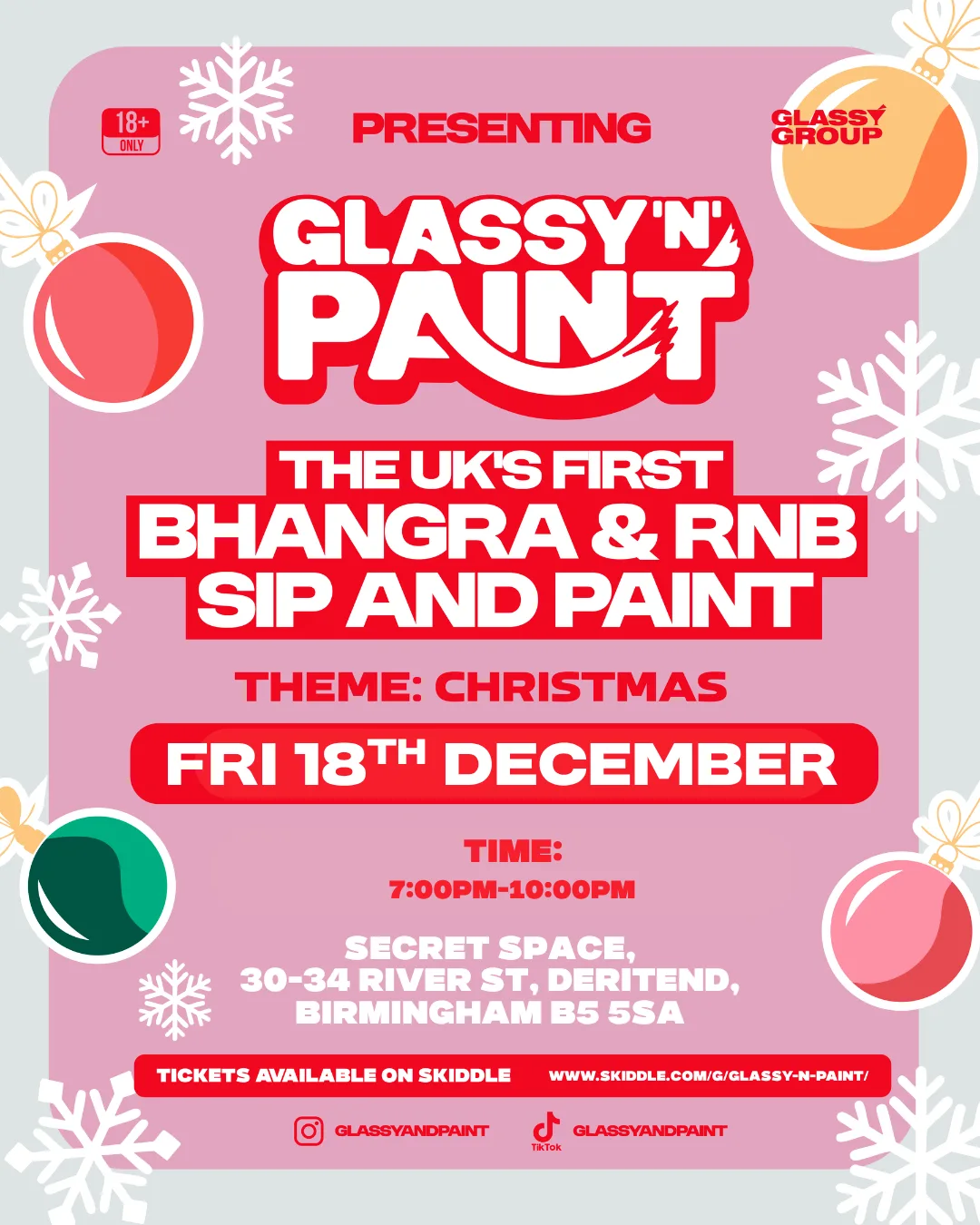 Glassy 'n' Paint at Secret Space Digbeth