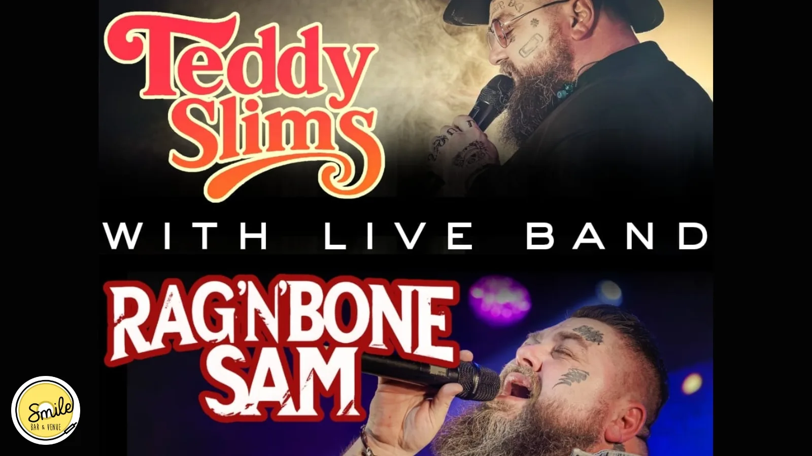 Rag’n’Bone Man & Teddy Swims – With Their Live Band at Smile Bar and Venue