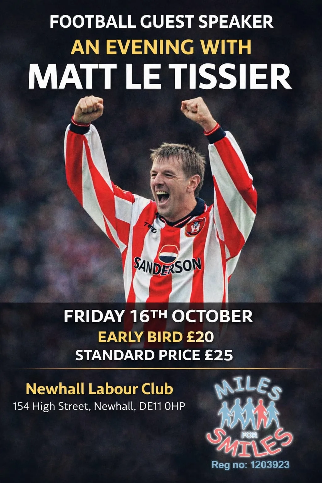 An evening with Matt Le Tissier at Newhall Labour Club
