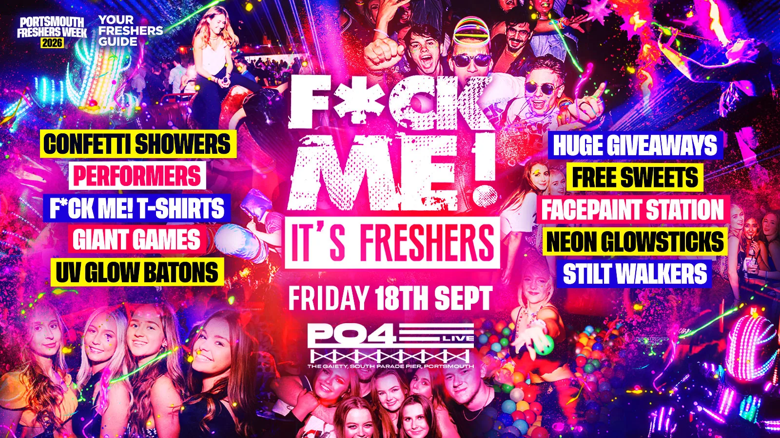 F*CK ME It's Freshers - Portsmouth Freshers 2026
