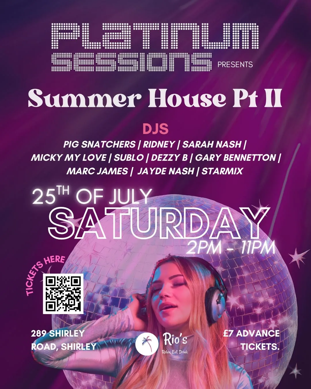 Platinum sessions summer house part 2 at Rio's Bar