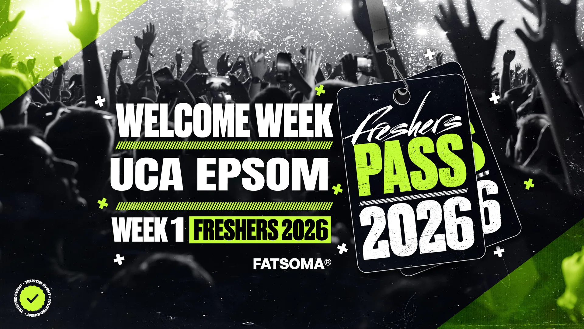 UCA Epsom Freshers Pass 2026 at All the best clubs & venues