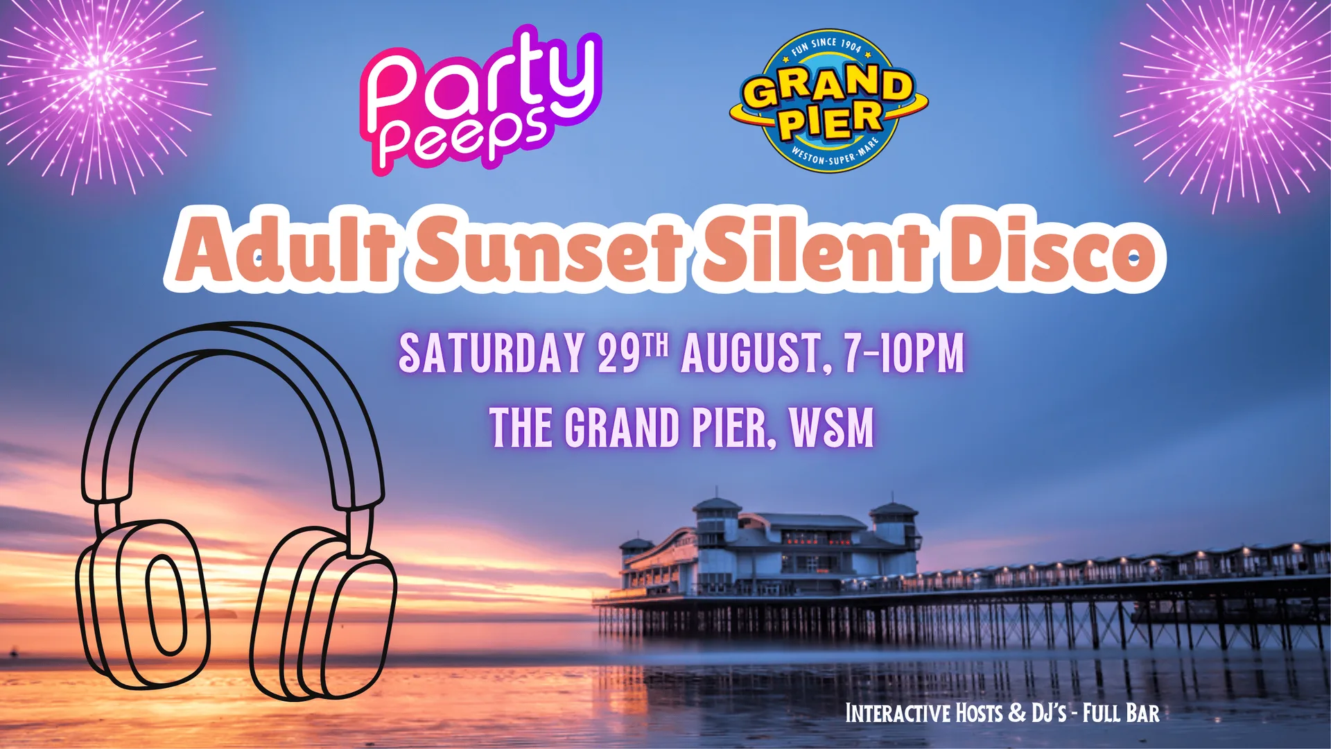 Adult Sunset Silent Disco at The Grand Pier