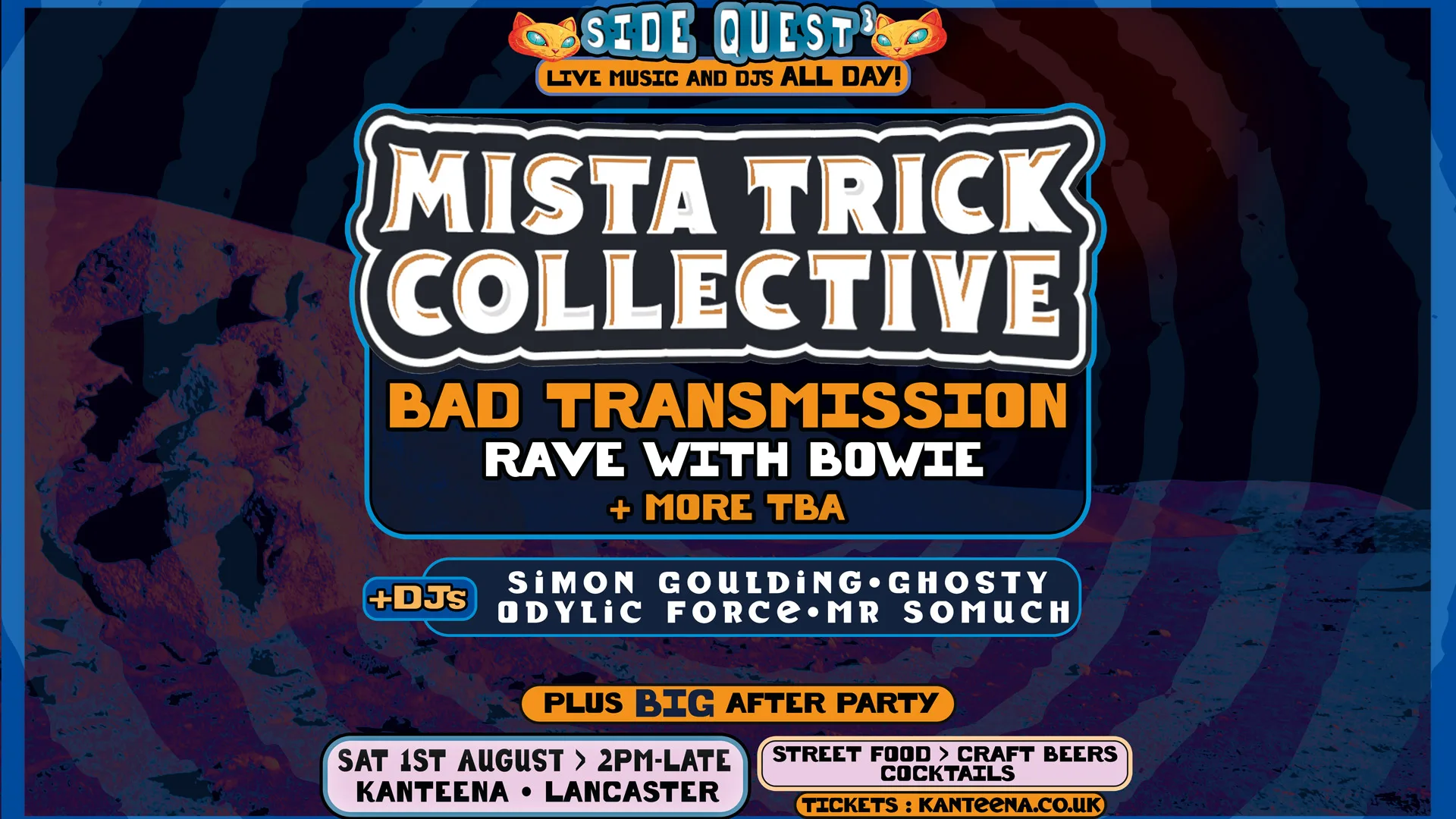 Side Quest All-Dayer: Mista Trick Collective plus more! at Kanteena