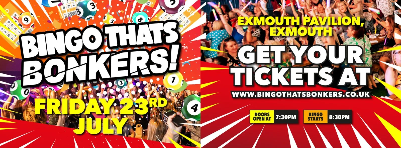 Bingo Thats Bonkers - Exmouth Pavillon at Exmouth Pavilion & Cafe