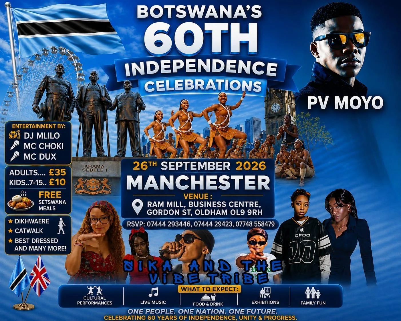Botswana 60th Independence Party at Ram Mill business center