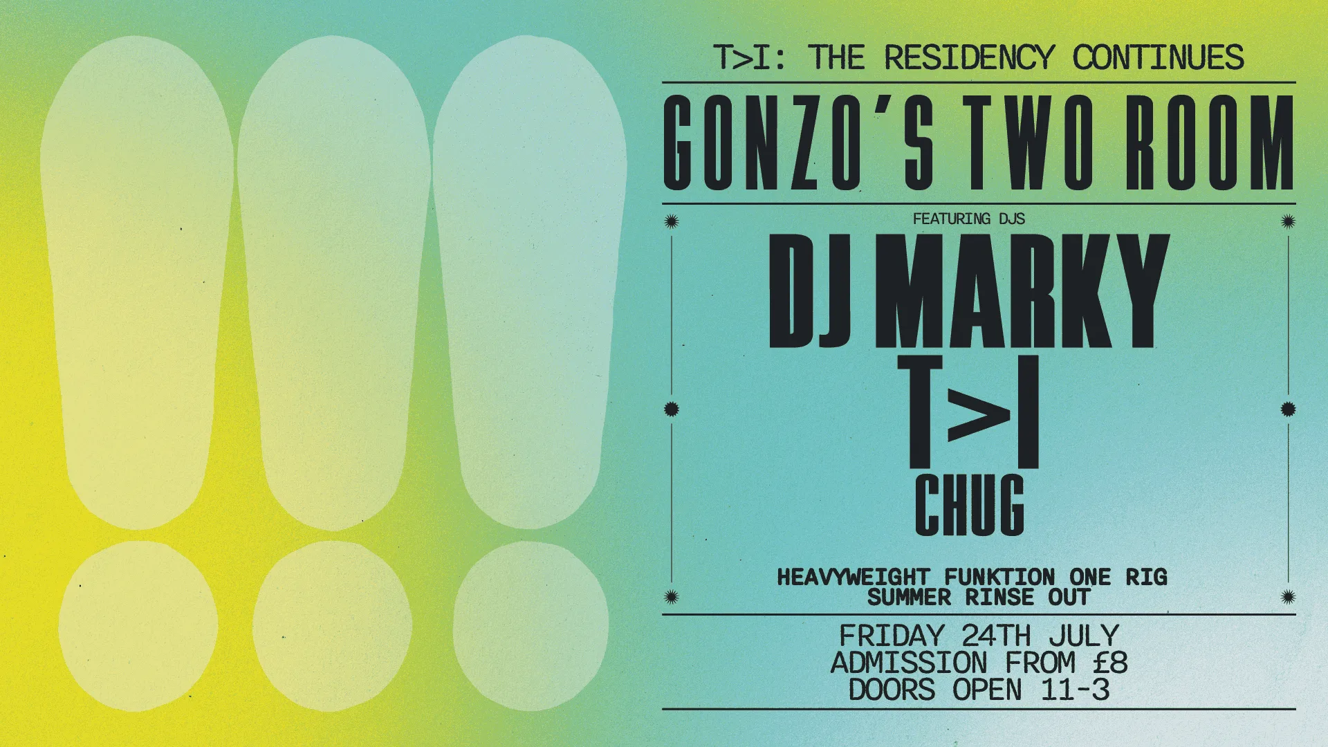 T>I: The Residency - DJ Marky at Gonzo's Tea Room