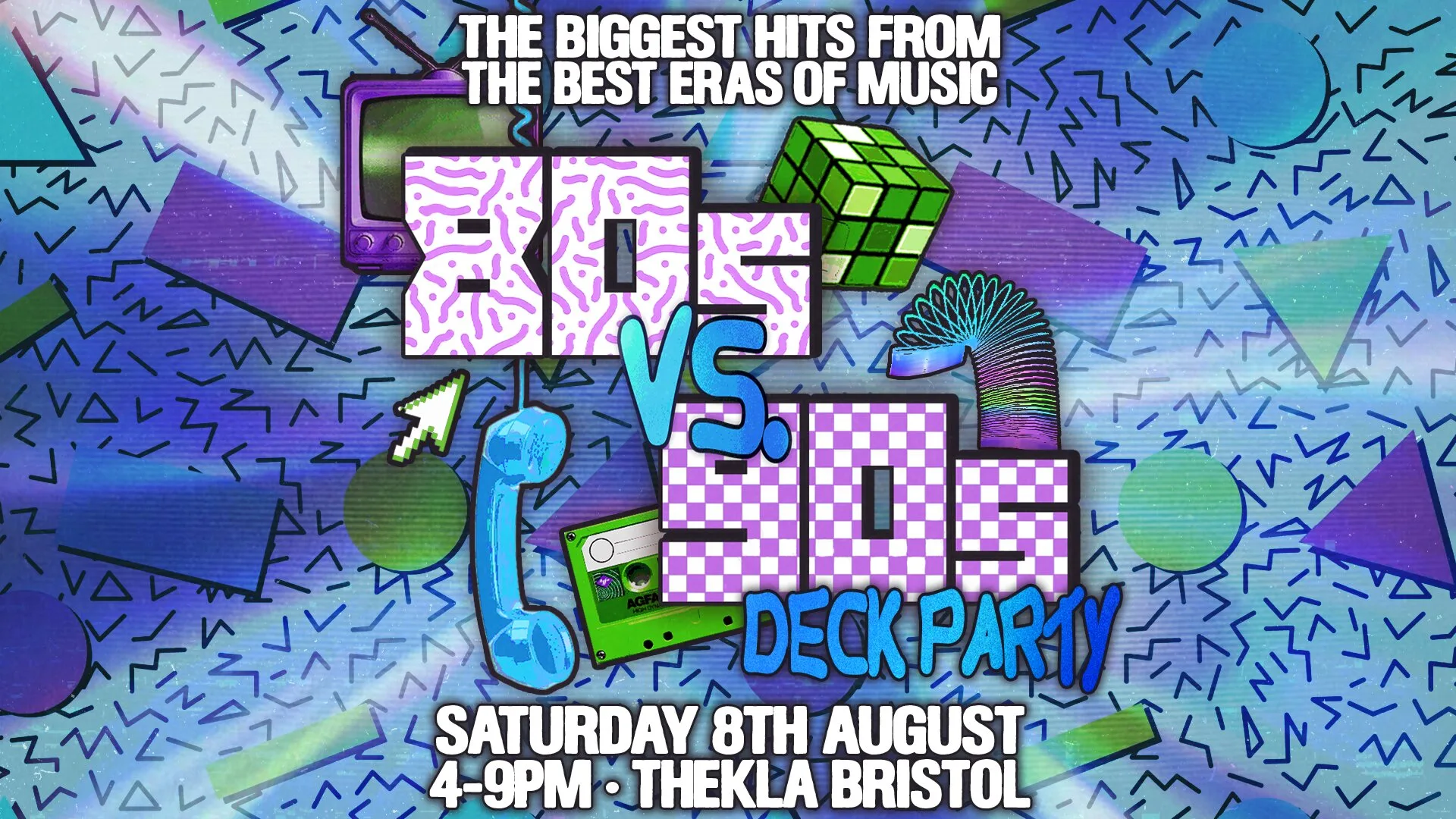 DOCKSIDE SESSIONS: 80s vs 90s Deck Party at Thekla