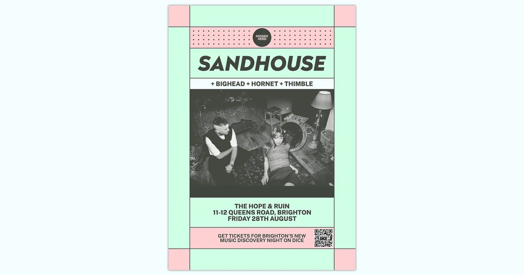 HH Presents: Sandhouse + BIGHEAD + HORNET + Thimble at The Hope and Ruin