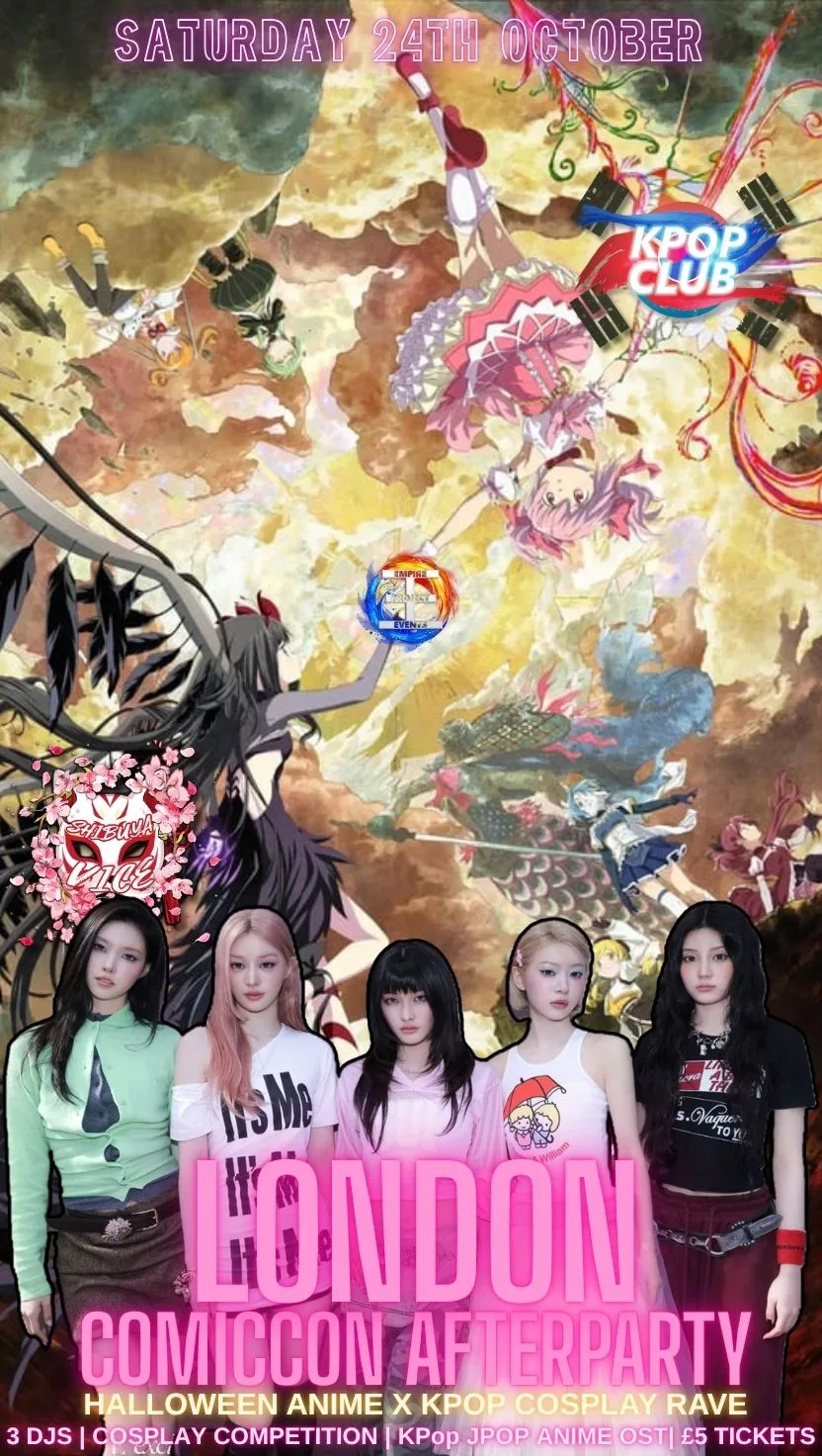 LONDON MCM ComicCon Afterparty: Halloween Anime X KPop Rave | Shibuya Vice X KPop Club | KPop & Anime OST | Tickets from £5 | 24/10/26 at Alaska Waterloo