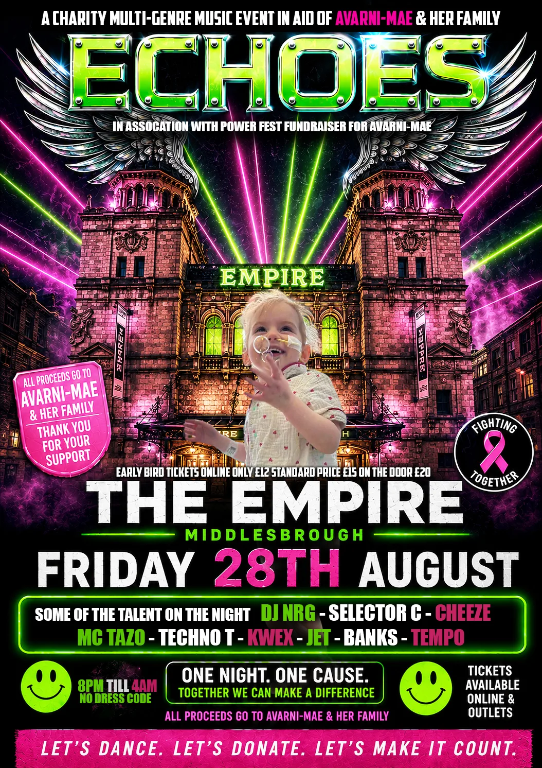 Echoes | Charity Fundraiser Rave at The Middlesbrough Empire