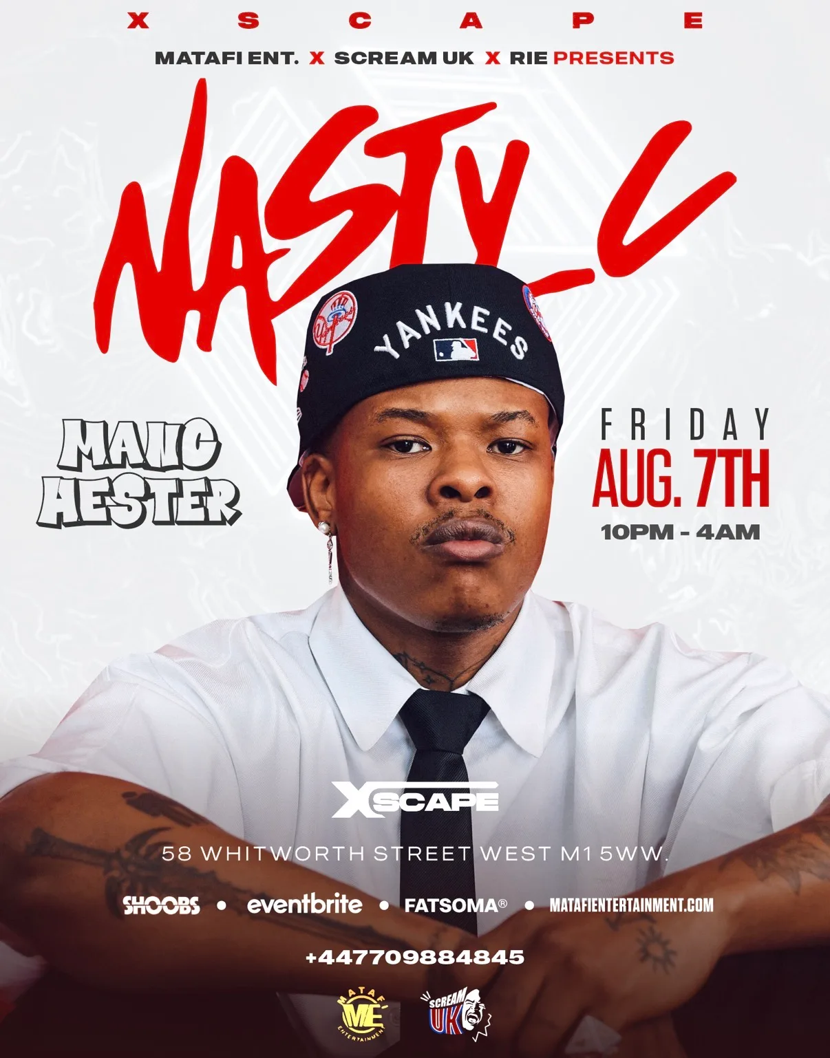 NASTY C IN MANCHESTER at Xscape Manchester