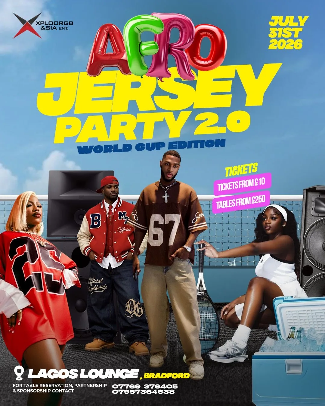 🌍🏆 AFRO JERSEY PARTY 2.0 (The World Cup Edition) 🌍🏆 at Lagos Lounge Bradford