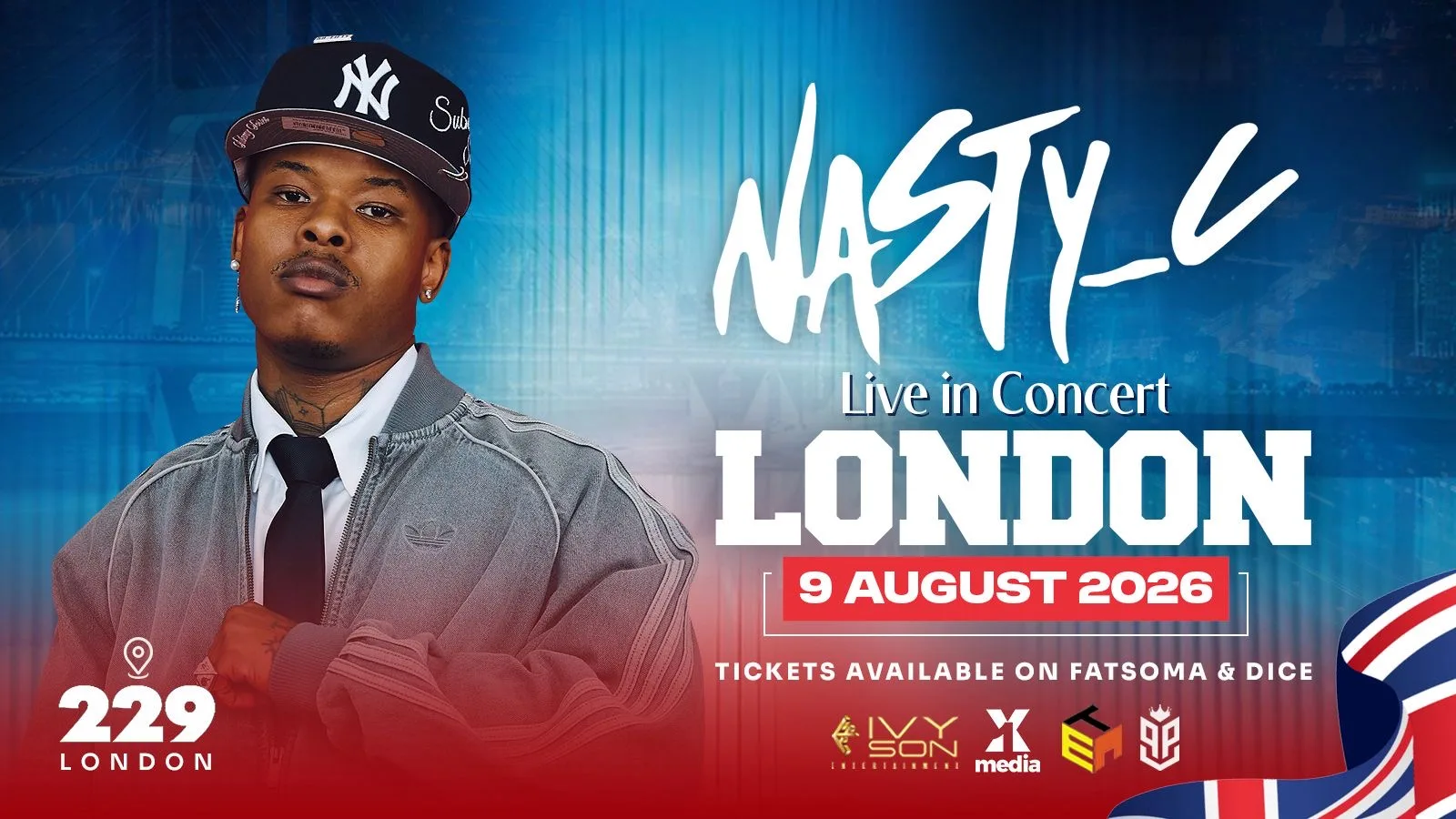 NASTY C LIVE IN CONCERT LONDON at 229