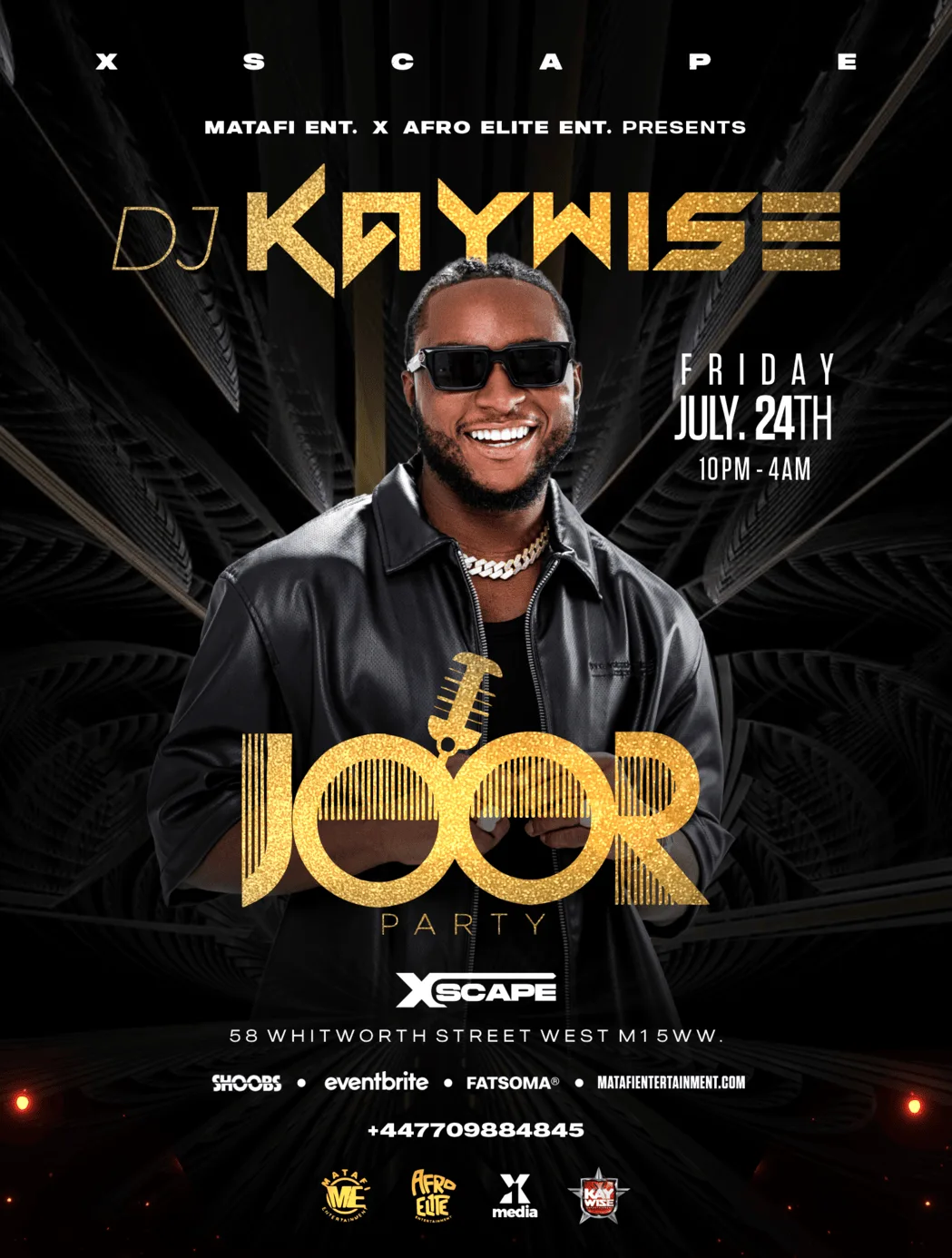 DJ KAYWISE: JOOR PARTY In Manchester - Afrobeats/HipHop/Amapiano/RnB/DanceHall at Xscape Manchester