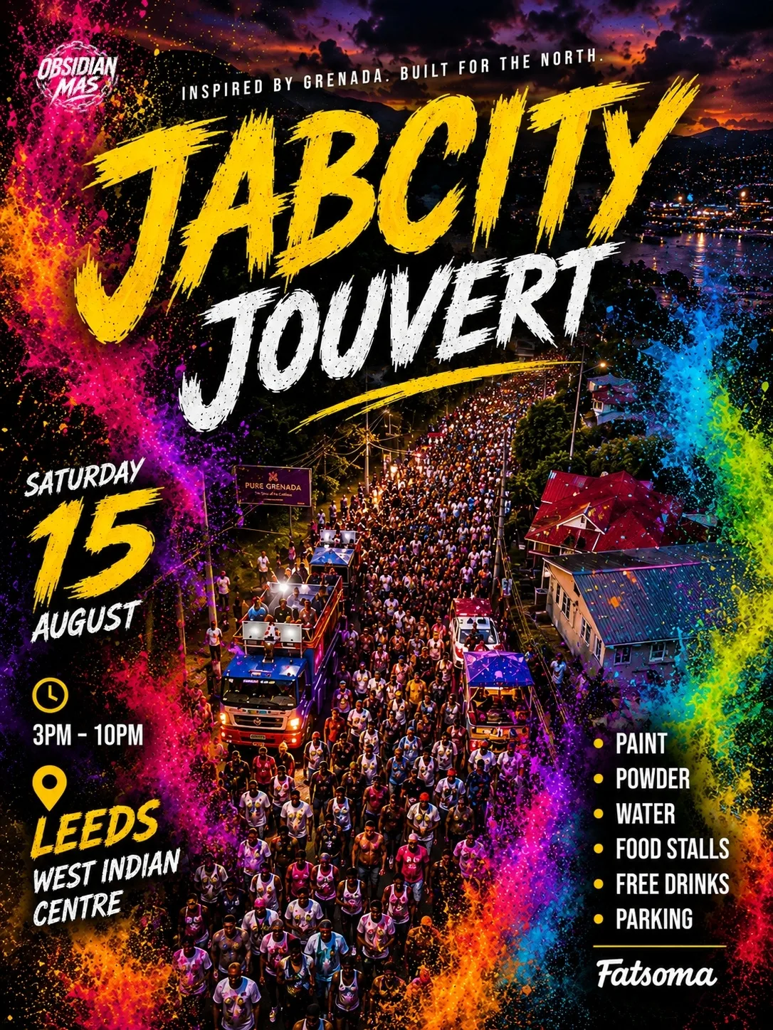 JABCITY JOUVERT at Leeds West Indian Centre Charitable Trust