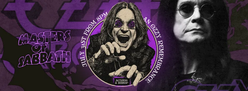 MASTERS OF SABBATH at Actress & Bishop
