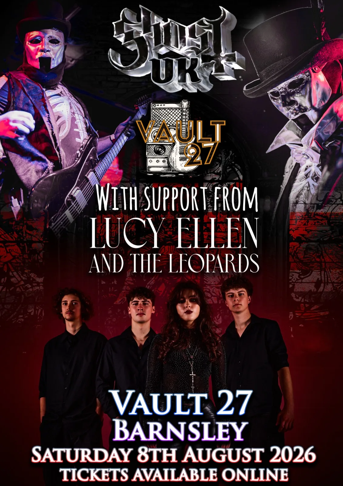 GhostUk // Lucy Ellen and the Leopards @ Vault 27 Barnsley at Vault 27