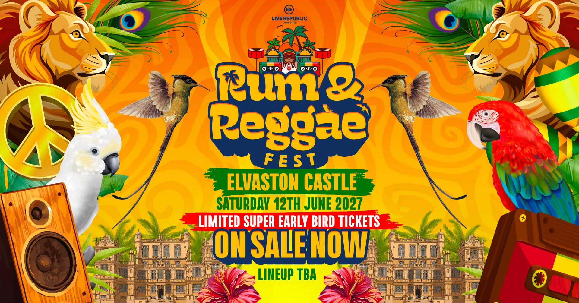 Rum & Reggae Fest 2027 | Elvaston Castle, Derby at Elvaston Castle Country Park