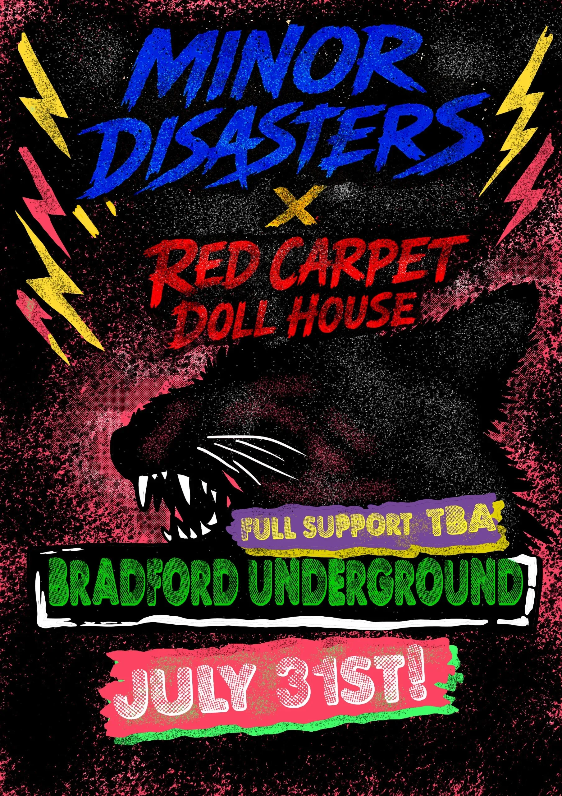 Minor Disasters // Red Carpet Dolls House at The Underground
