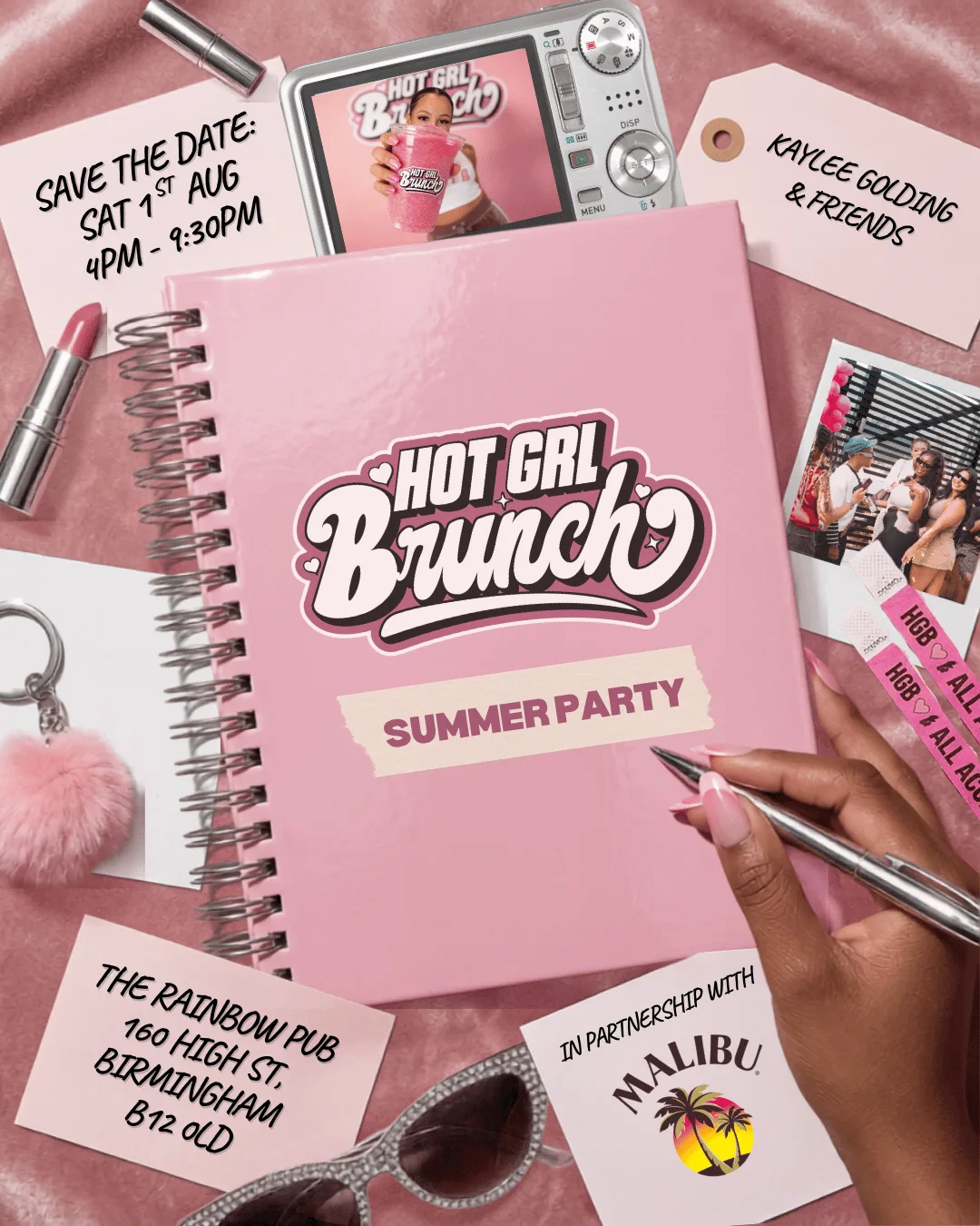 Hot Grl Brunch - 1st August 2026 - Summer Party at The Rainbow